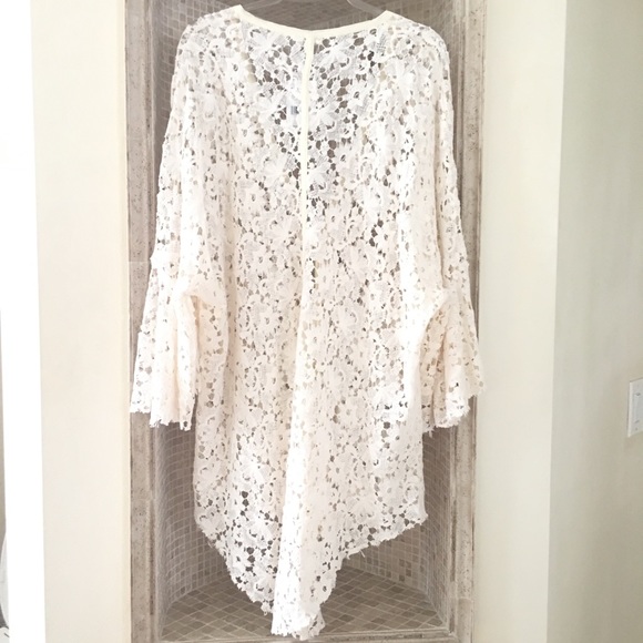 Free People Move Over Cotton Lace Kimono Rope - Picture 4 of 8